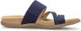 Gabor Comfortabele Blauwe Damesslippers Blue Dames - Thumbnail 1