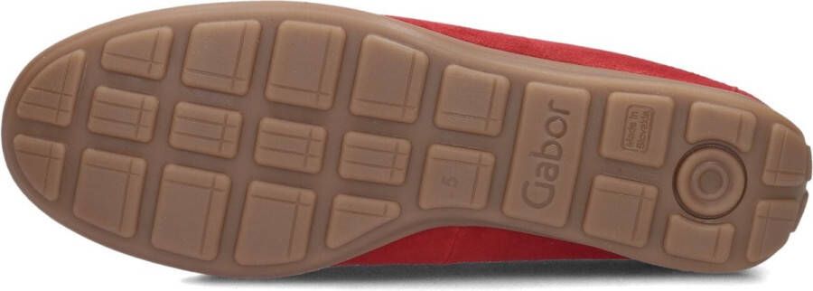 Gabor 440 Mocassins Instappers Dames Rood