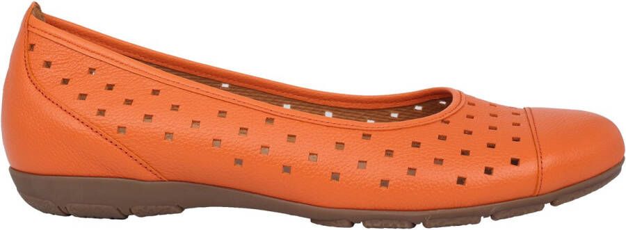 Gabor 44.169.25 dames ballerina oranje
