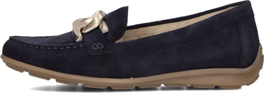 Gabor 444.1 Mocassins Instappers Dames Blauw