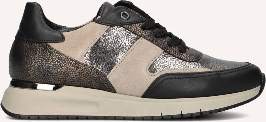Gabor Bronzen Lage Sneakers voor Vrouwen
