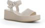 Gabor Beige Suède Sandalen Stijlvol Model Beige Dames - Thumbnail 9