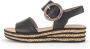 Gabor Zwarte Sandalen 550.2 Dames Black Dames - Thumbnail 12