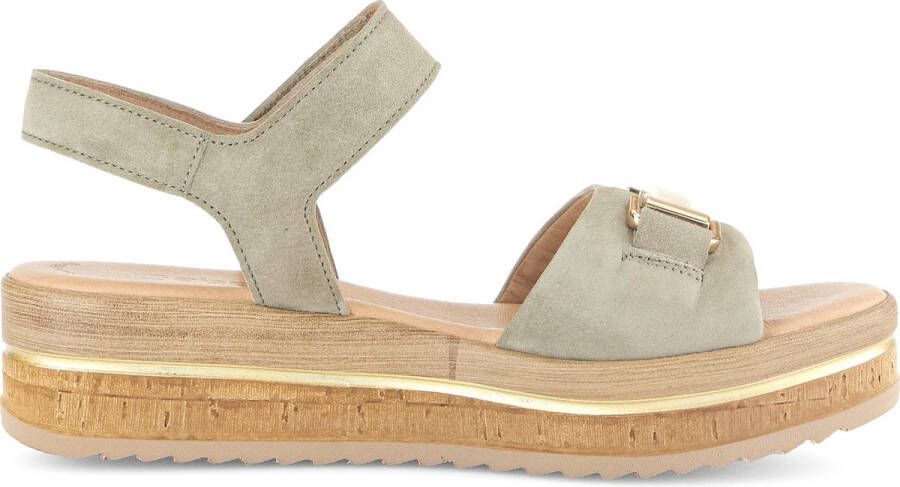 Gabor Sandalen taupe Suede Dames