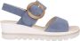 Gabor 44.645.18 dames sandaal blauw - Thumbnail 1