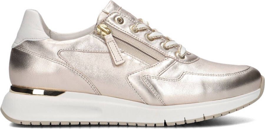 GABOR Lage Sneakers Dames 448 Maat: 40 5 Materiaal: Leer Kleur: Goud