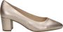 Gabor 450 Pumps High Heels Schoenen Hoge Hak Dames Goud - Thumbnail 1