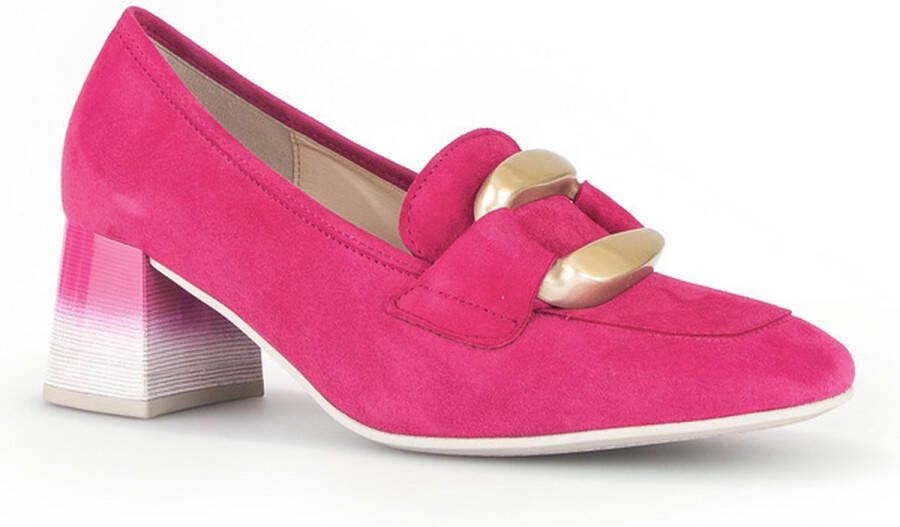 Gabor Pumps avondschoen feestelijke schoen blokhak met verloop in de hak