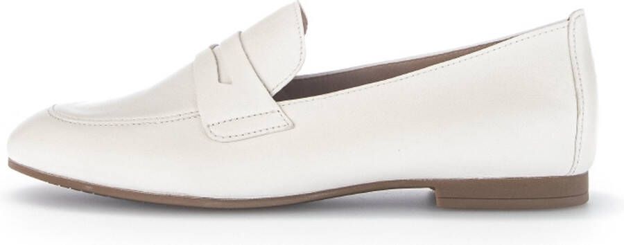 Gabor Klassieke witte instappers White Heren