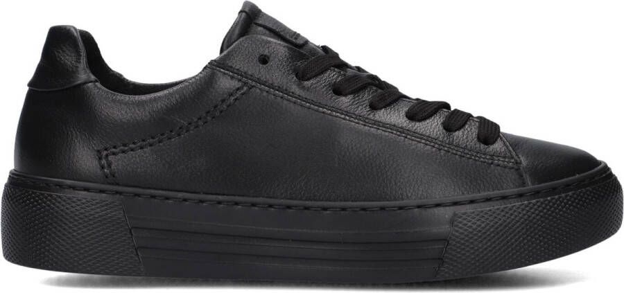 GABOR Lage Sneakers Dames 460.1 Maat: 38 5 Materiaal: Leer Kleur: Zwart
