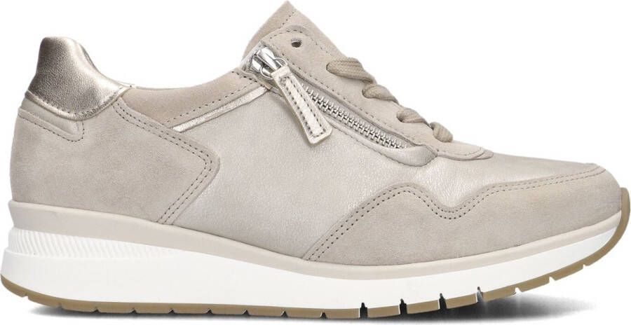 GABOR Lage Sneakers Dames 46.308 Maat: 35 5 Materiaal: Leer Kleur: Taupe