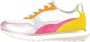 Gabor 46.375 Zilver Oranje Paars Offwhite Roze Sneaker - Thumbnail 7
