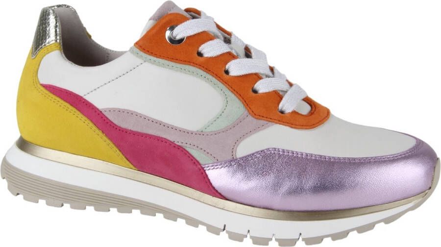 Gabor 46.375 Zilver Oranje Paars Offwhite Roze Sneaker