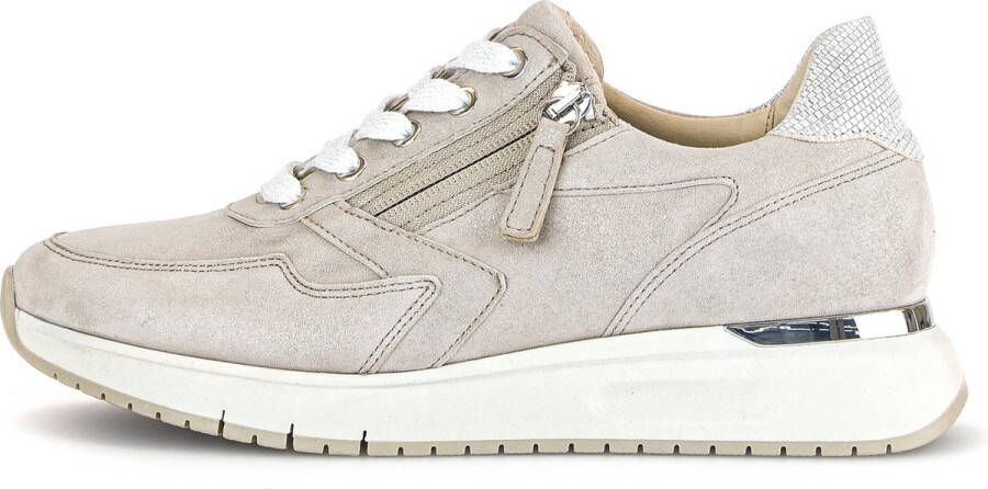 Gabor 46.448.14 Beige dames sneaker wijdte H