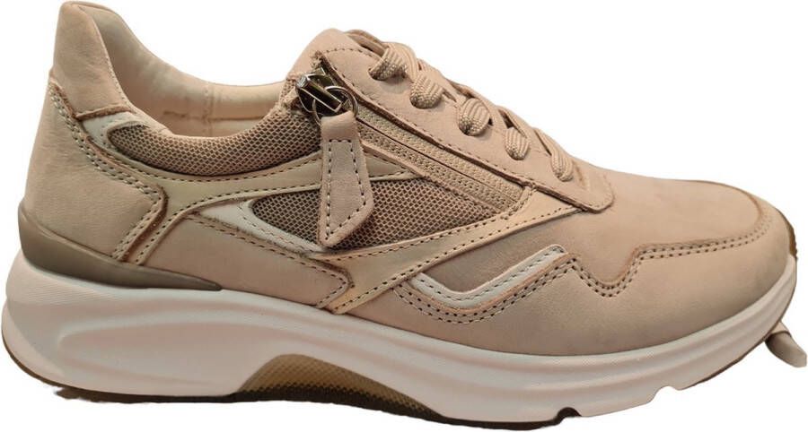 Gabor 46.896.31 Beige combi Rolling Soft sneaker