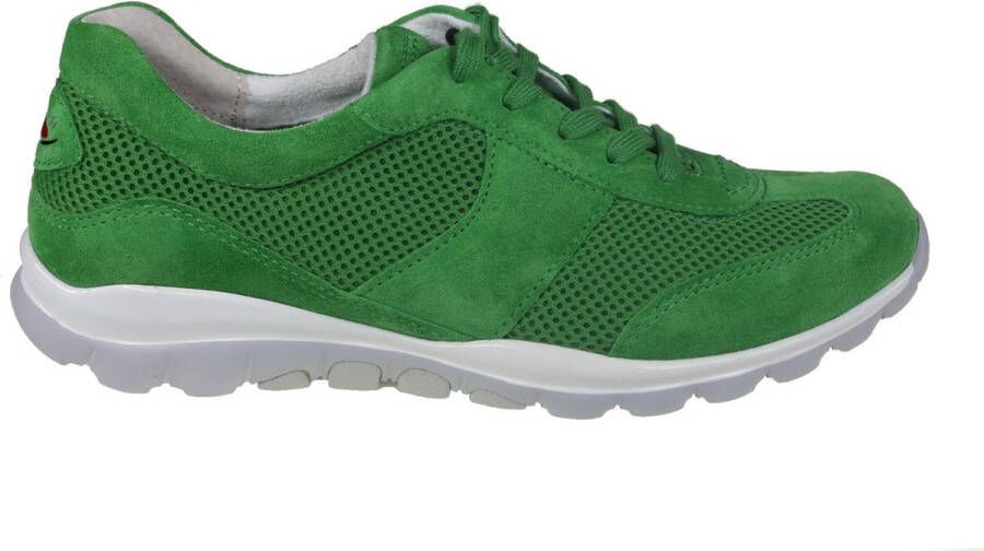 Gabor rollingsoft sensitive 46.966.44 dames rollende wandelsneaker groen