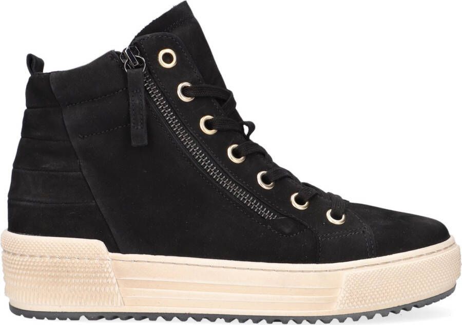 Gabor 488 Hoge sneakers Dames Zwart