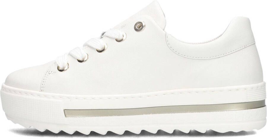 Gabor 496 Sneakers Leer Dames Wit