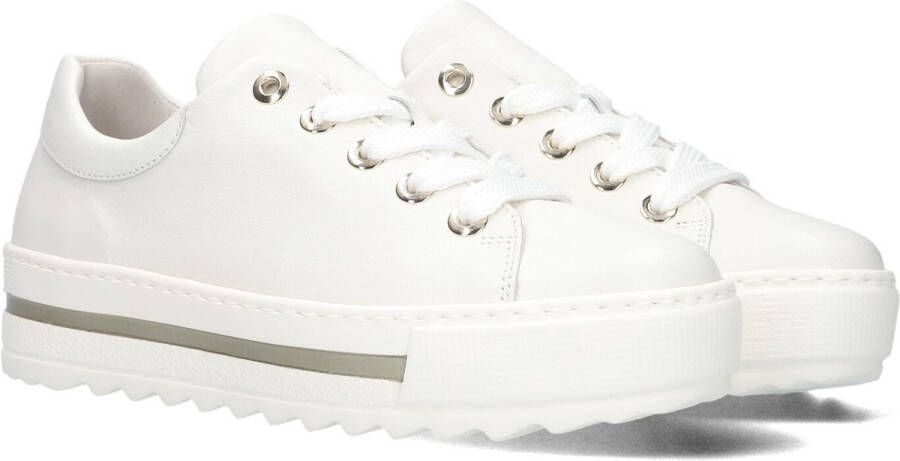 Gabor 496 Sneakers Leer Dames Wit