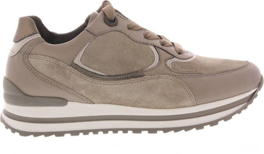 Gabor 525 Lage sneakers Dames Taupe