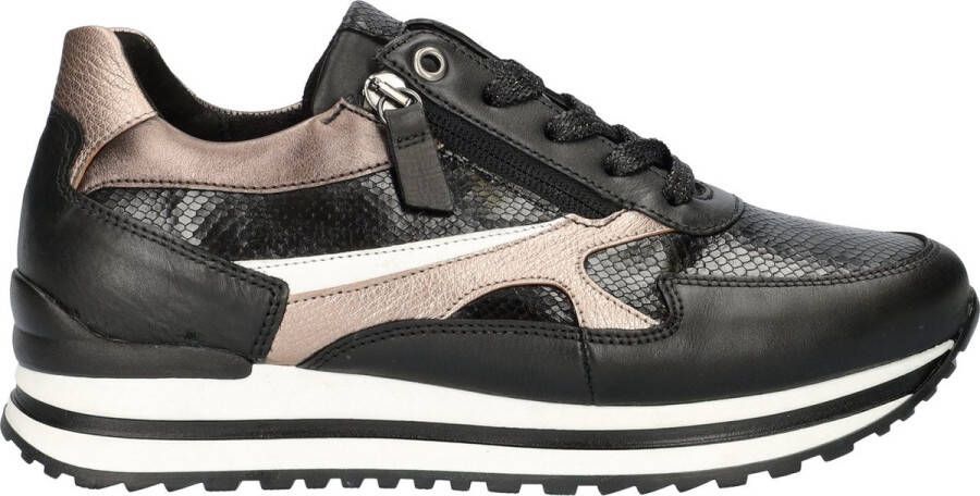 GABOR Lage Sneakers Dames 526 Maat: 38 5 Materiaal: Leer Kleur: Zwart