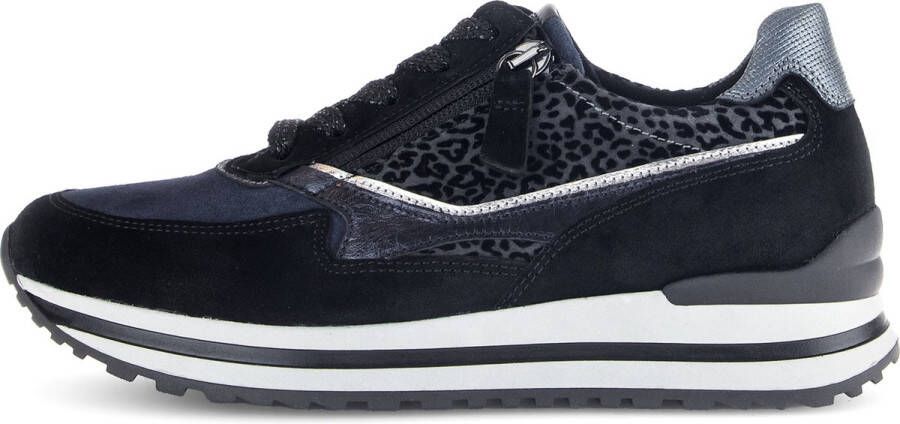 GABOR Lage Sneakers Dames 527 Maat: 37 Materiaal: Suède Kleur: Blauw