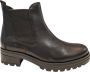 Gabor Moderne Chelsea Leren Enkellaarzen Black Dames - Thumbnail 1