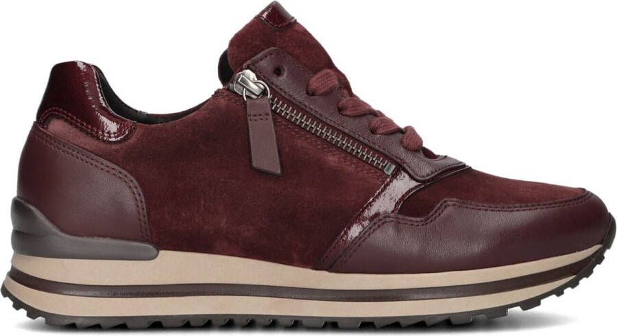 Gabor Dames Sneaker Turin Breedte H BORDEAU