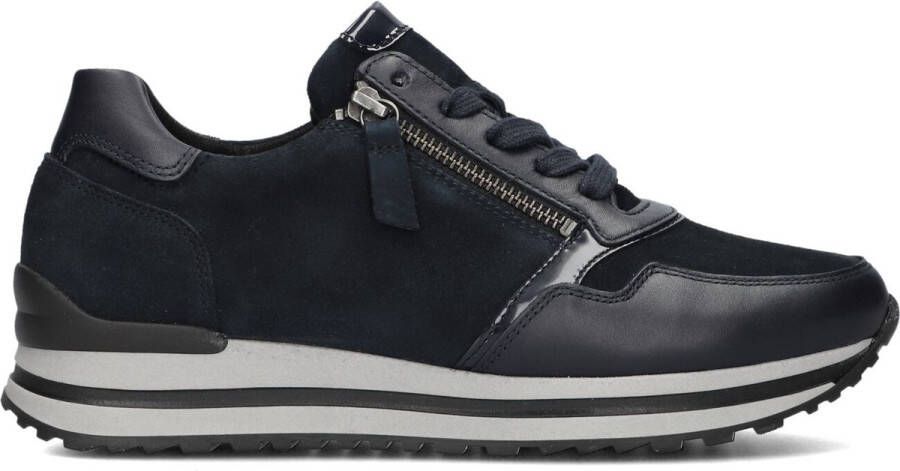 GABOR Lage Sneakers Dames 528 Maat: 35 5 Materiaal: Leer Kleur: Donkerblauw