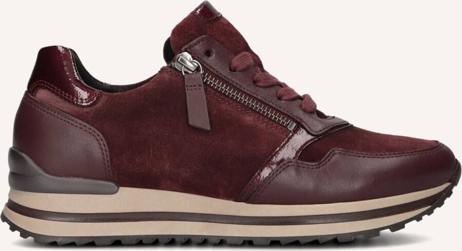 Gabor Plateausneakers TIURIN veterschoen halfhoge schoen comfortschoen wijdte h (= zeer wijd)
