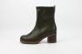 Gabor Elegante Groene Leren Enkellaars Green Dames - Thumbnail 1