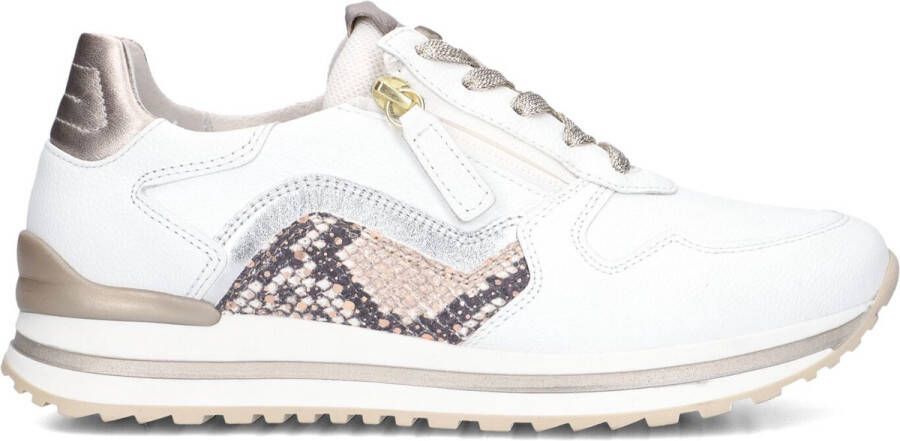 GABOR Lage Sneakers Dames 529 Maat: 38 Materiaal: Leer Kleur: Wit