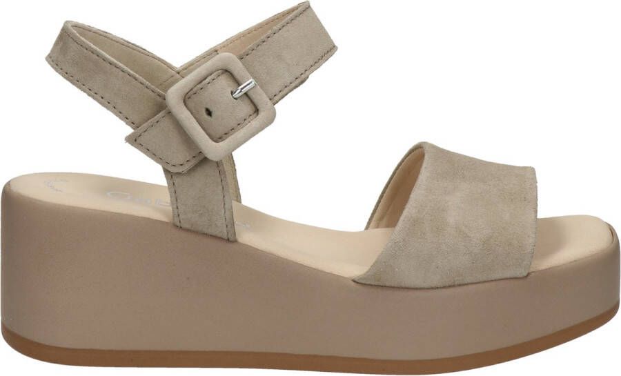 GABOR Dames 531 Maat: 41 Materiaal: Suède Kleur: Beige - Foto 2