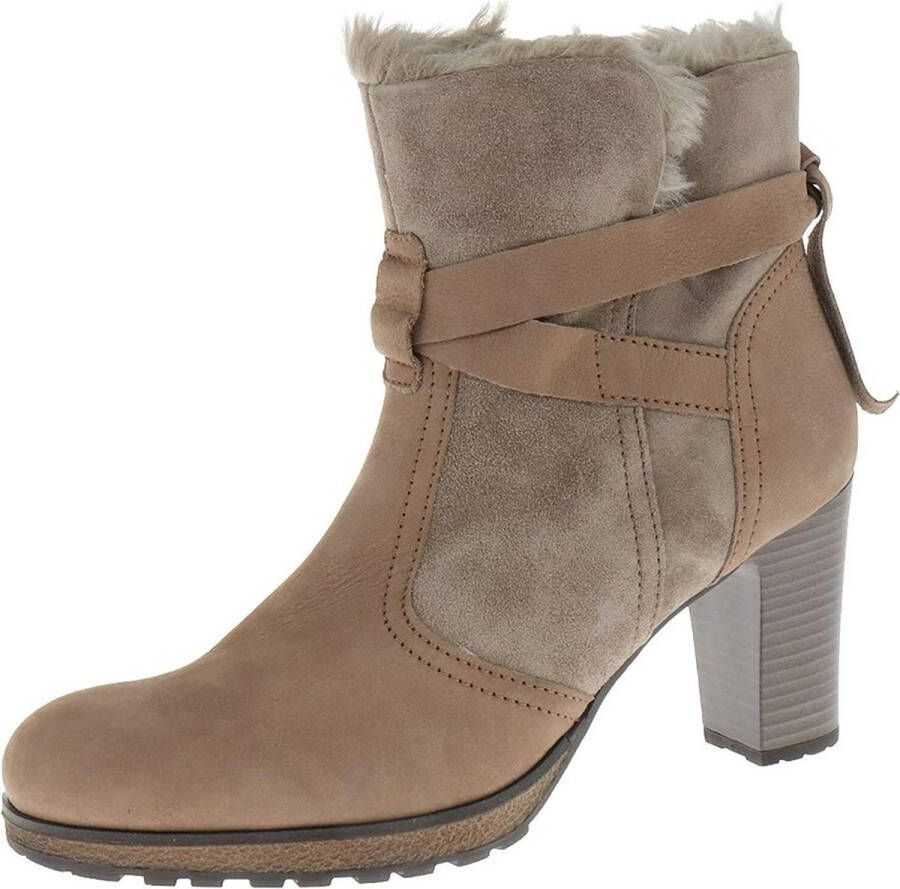 Gabor 53.690.10 dames enkellaars WARM GEVOERD beige