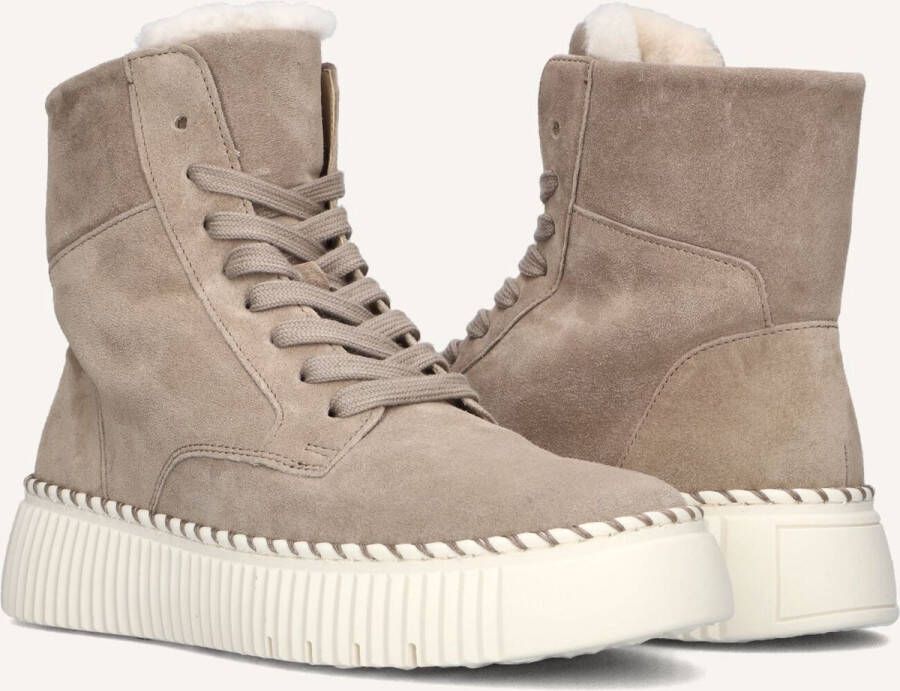 GABOR Veterboots Dames 541 Maat: 38 Materiaal: Suède Kleur: Taupe - Foto 5