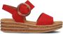GABOR Dames 550.2 Maat: 40 Materiaal: Suède Kleur: Rood - Thumbnail 2