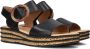 Gabor Zwarte Sandalen 550.2 Dames Black Dames - Thumbnail 11