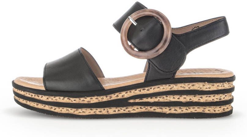 Gabor 550.2 Sandalen Dames Zwart