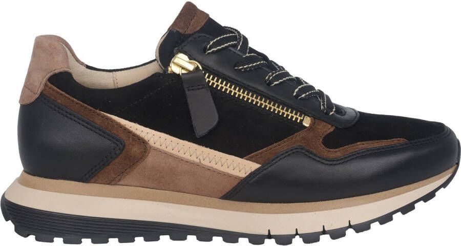 Gabor 56.378.67 dames sneaker zwart