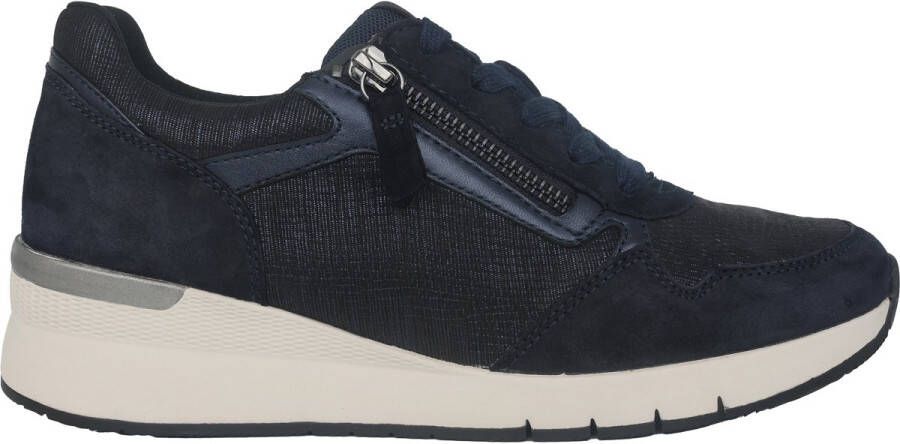 Gabor Blauwe Dames Sneaker Stijlvol Schoeisel