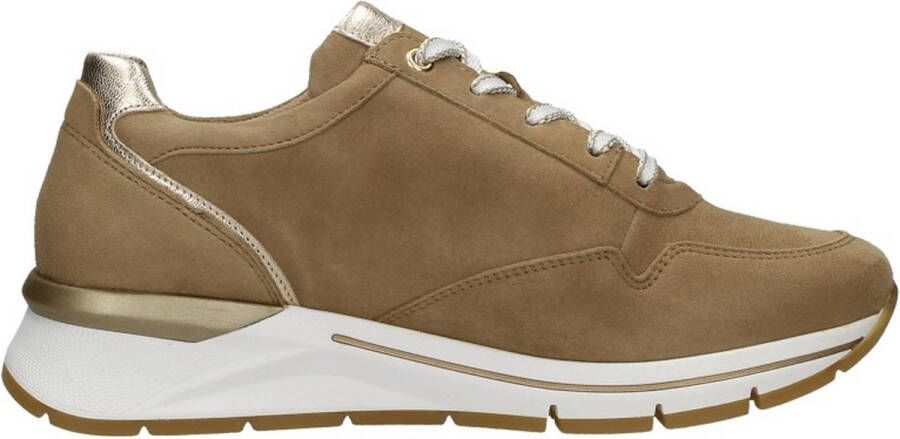 GABOR Lage Sneakers Dames 587 Maat: 44 Materiaal: Suède Kleur: Bruin - Foto 3