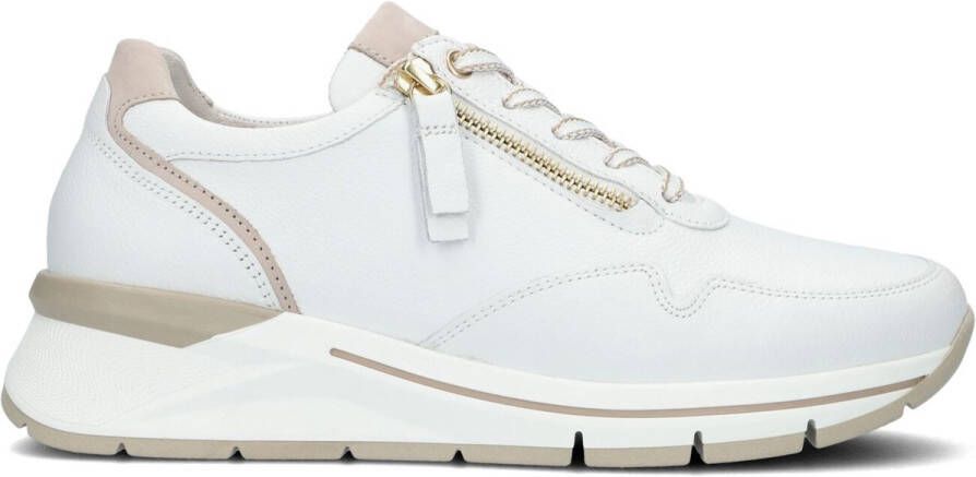 Gabor 587 Sneakers Leer Dames Wit