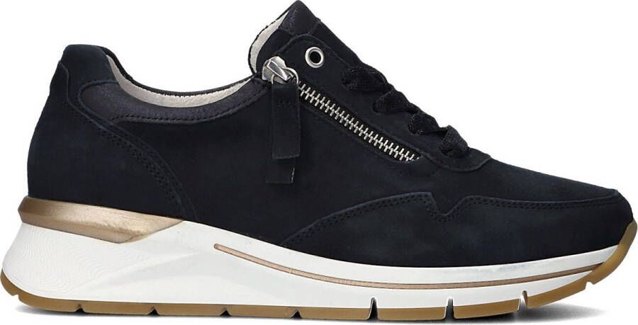 GABOR Lage Sneakers Dames 587 Maat: 40 Materiaal: Suède Kleur: Blauw