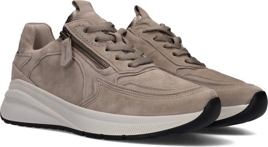 GABOR Lage Sneakers Dames 598 Maat: 40 Materiaal: Suède Kleur: Beige - Foto 2