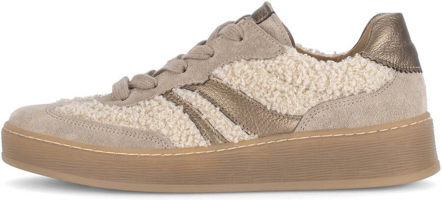 Gabor -Dames off-white ecru parel sneakers