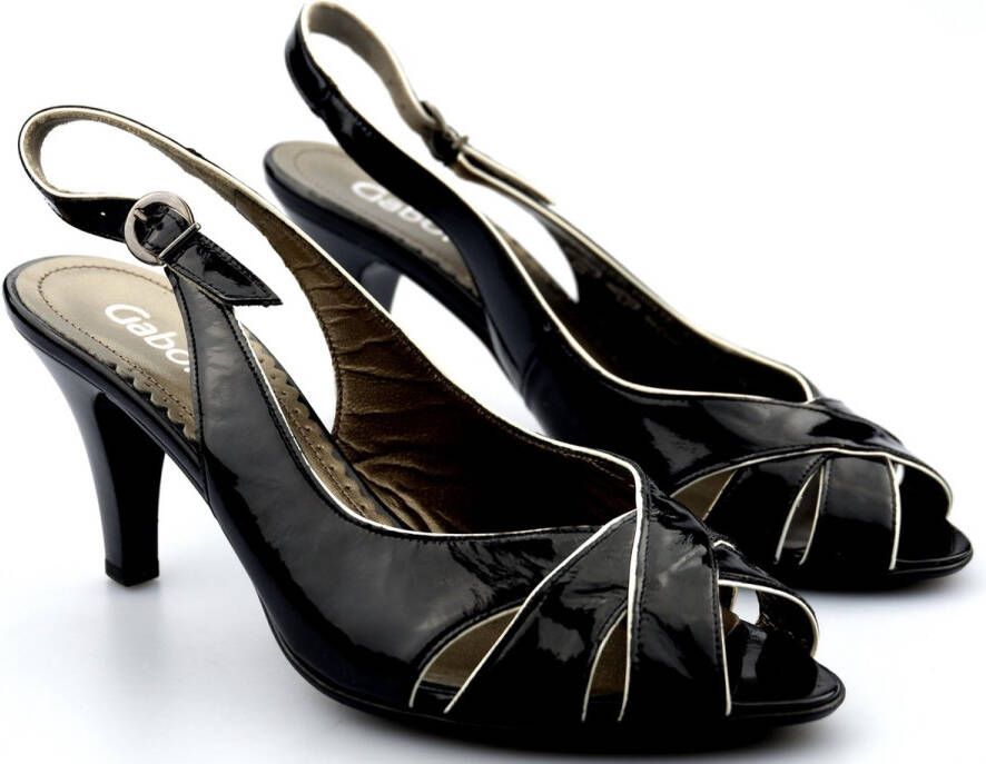 Gabor 61.763.97 dames pump sandaal zwart