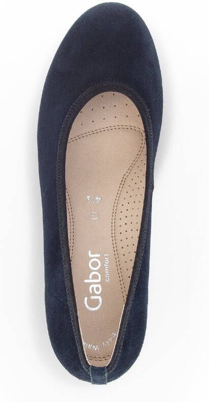 Gabor Pumps met sleehak Genua instapschoen sleehak lage schoen in schoenwijdte g (wijd)