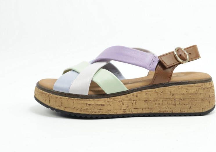 Gabor Comfort dames sandaal Bruin multi
