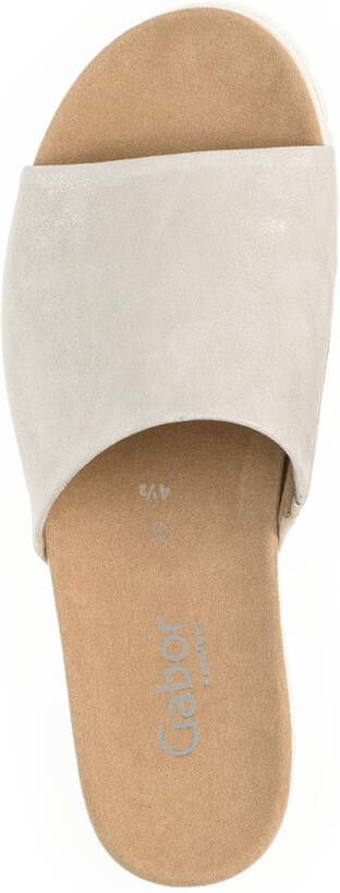 Gabor Slippers sleehak zomerschoen slippers met elastiek breedte g