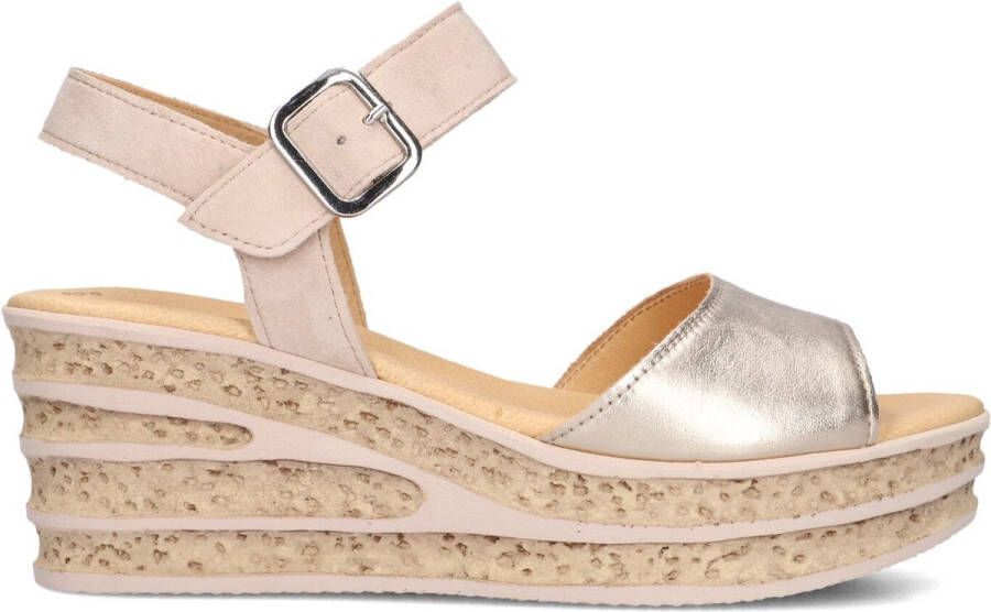 Gabor 651 Sandalen Met Sleehak Dames Rosegoud